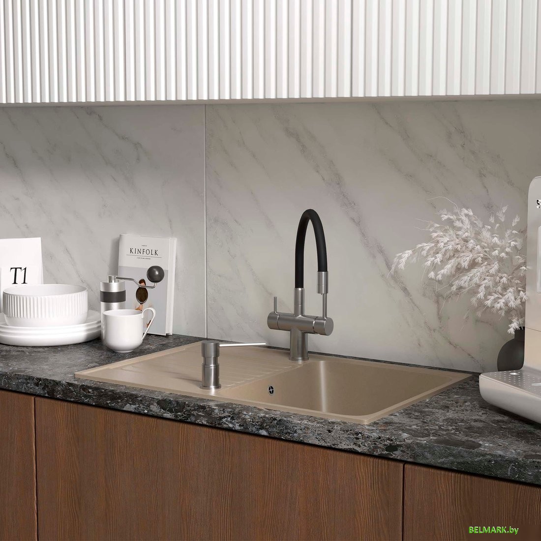 Кухонная мойка Reflexion Bolero RF0574BE - фото2