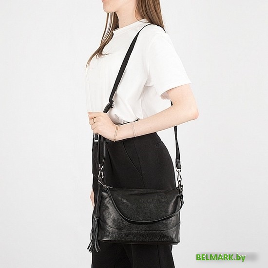 Сумка через плечо Poshete 886-29019-BLK (черный) - фото2
