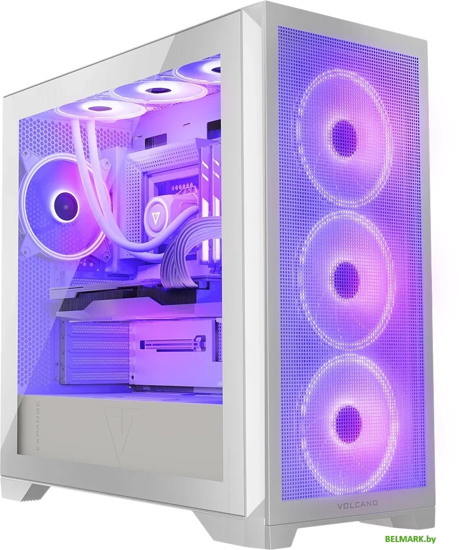 Корпус MODECOM Volcano Expanse S Apex ARGB Midi (белый) - фото