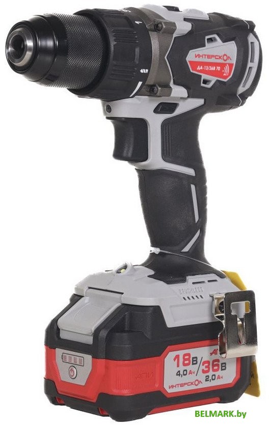 Дрель-шуруповерт Интерскол ДА-13/36В 70 814.2.2.70 (с 2-мя АКБ, кейс) - фото