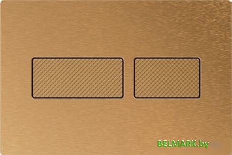 Панель смыва Tece Solid 9240436 (латунь с текстурой ромбы) - фото