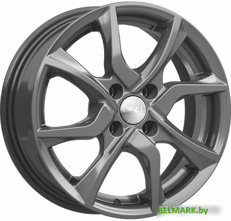Литые диски SKAD Тулон 15x6" 4x100мм DIA 54.1мм ET 48мм Графит - фото