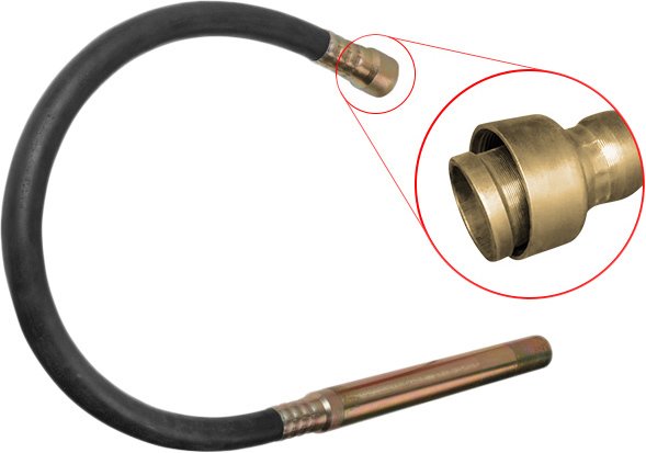 Гибкий вал с булавой Wortex для CV 1512/CV 2012 VR305000013 - фото