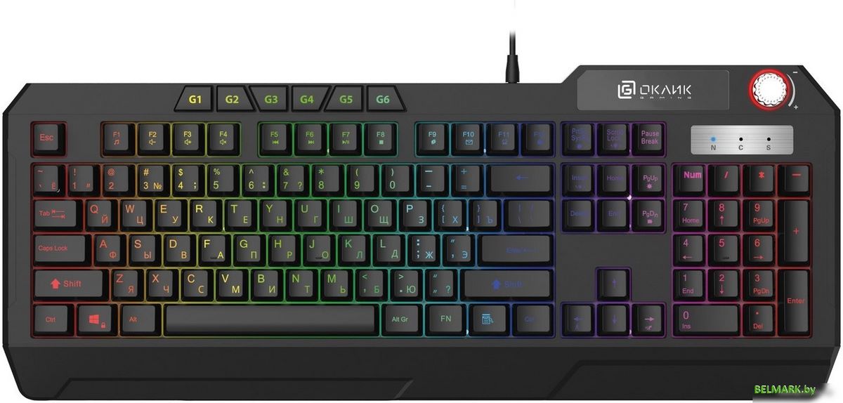 Клавиатура Oklick 715G (черный) - фото