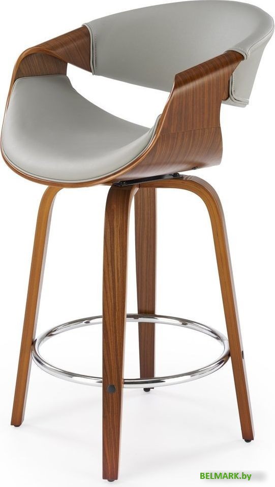Стул Halmar H123 (серый/орех) - фото