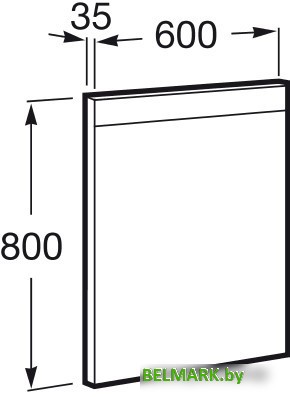 Roca Зеркало Prisma 60x80 [A812257000] - фото2