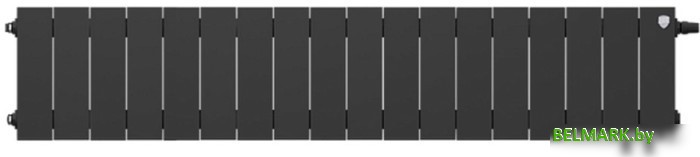 Биметаллический радиатор Royal Thermo PianoForte 200 Noir Sable VDR (18 секций) - фото2