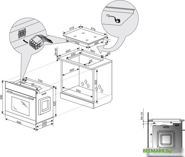 Электрический духовой шкаф Hansa BOEI68401 - фото2