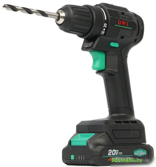 Дрель-шуруповерт DWT ABSP-20 DN-2 BMC (с 2-мя АКБ, кейс) - фото2