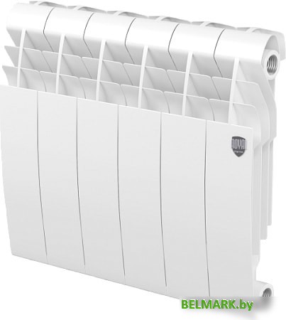 Биметаллический радиатор Royal Thermo BiLiner 350 Bianco Traffico (6 секций) - фото