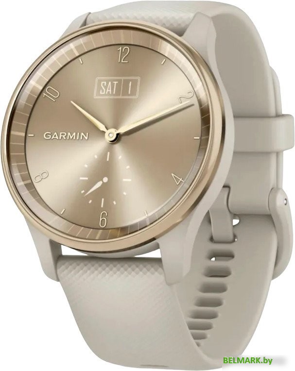 Гибридные умные часы Garmin Vivomove Trend (французский серый) - фото