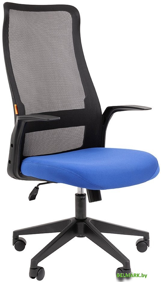 Офисное кресло CHAIRMAN 573 (черный/синий) - фото