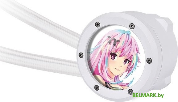 Жидкостное охлаждение для процессора Thermaltake TH240 V2 Ultra EX ARGB Snow Edition CL-W425-PL12SW-A - фото2