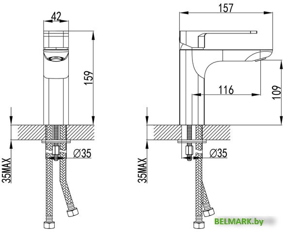 Смеситель IDDIS Slide SLIWT00i01 - фото2