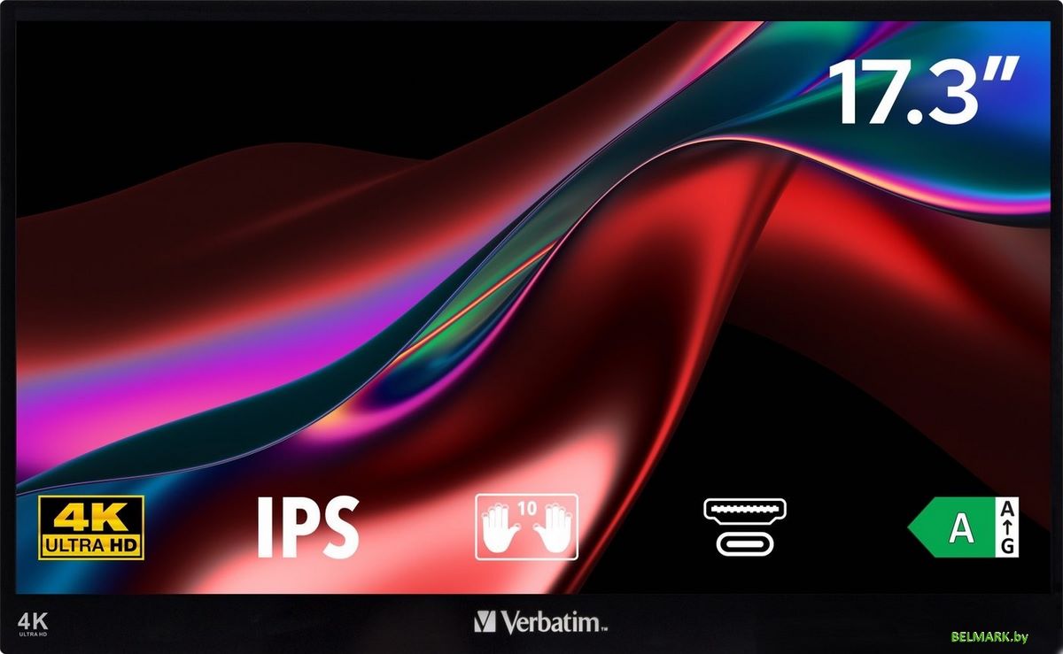 Портативный монитор Verbatim PMT-17-4K 32239 - фото