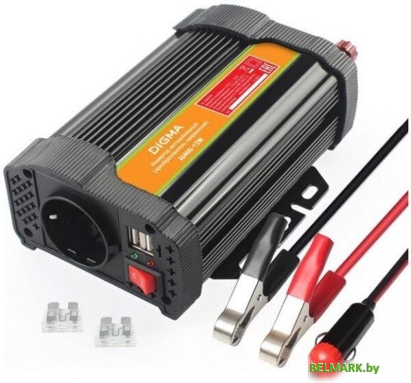 Автомобильный инвертор Digma AI400-12W - фото