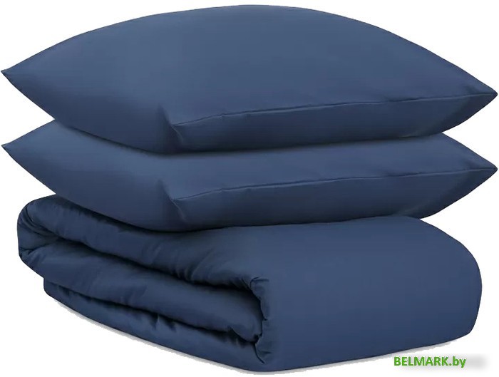 Постельное белье Tkano Essential TK24-DC0002 (темно-синий) - фото