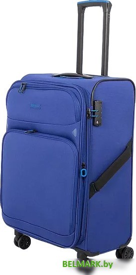 Чемодан-спиннер Francesco Molinary 111-22039W/3-24NAV (синий) - фото