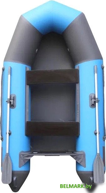 Моторно-гребная лодка Leader Boats Тайга 270-М (серо-синий) - фото