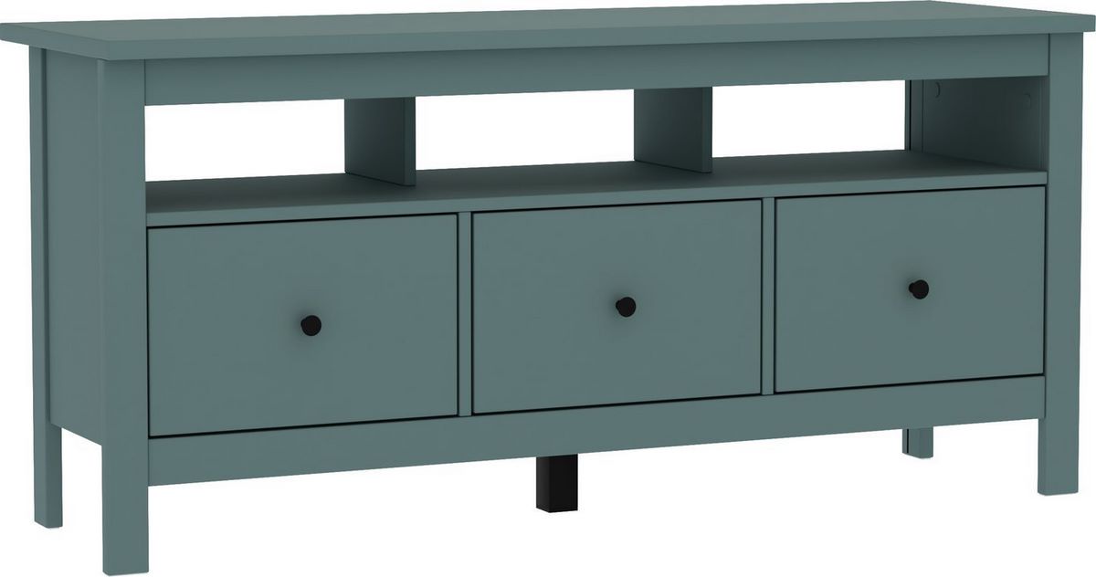 Тумба Mio Tesoro Сага 3 ящика 2.08.03.090.6 (темно-бирюзовый) - фото