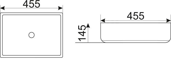Умывальник CeramaLux N9439 - фото2
