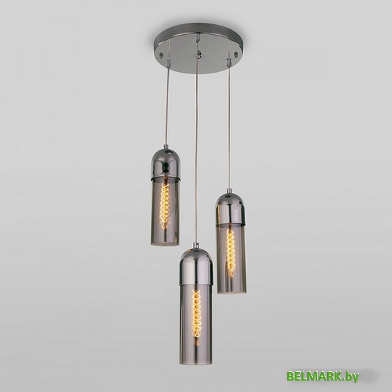 Подвесная люстра Евросвет Airon 50180/3 дымчатый - фото