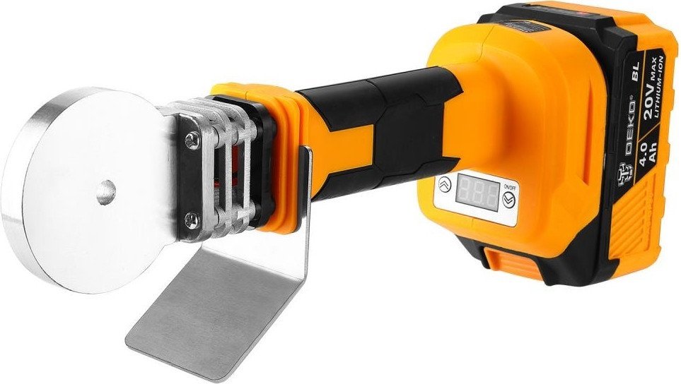 Аппарат для сварки труб Deko R-DKCPW20V 083-3002 (с 2-мя АКБ) - фото2