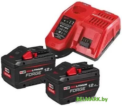 Аккумулятор с зарядным устройством Milwaukee M18 FORGENRG-122 4933498610 (18В + 18В/12 Ач) - фото