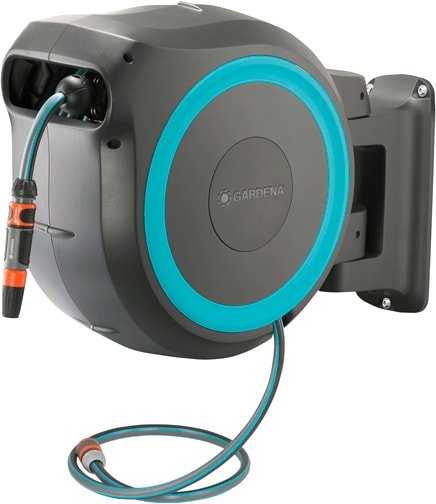 Катушка со шлангом Gardena Катушка со шлангом автоматическая RollUp 18630-20 (13 мм, 35 м) - фото
