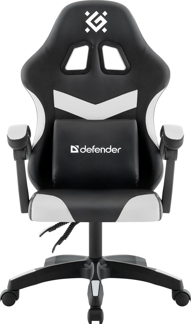 Игровое (геймерское) кресло Defender Runa (черный/белый) - фото2