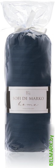 Постельное белье Sofi De MarkO Морган 160х200х30 Пр-Мг-син-160х200х30 (синий) - фото2