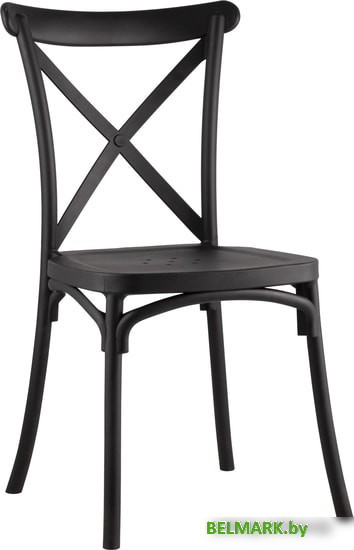 Стул Stool Group Кроссбэк пластиковый (черный) - фото