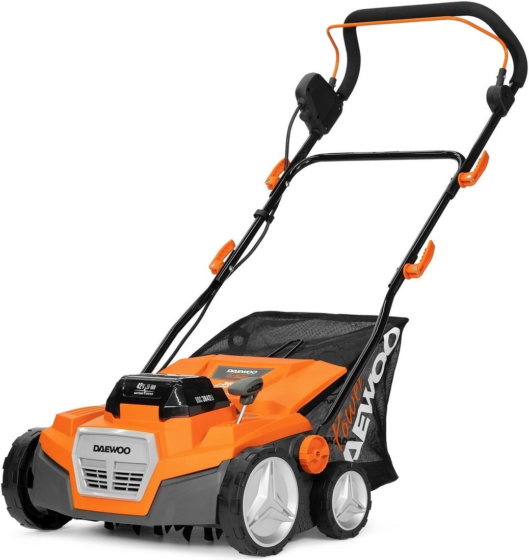 Скарификатор-аэратор Daewoo Power DSC 3842Li Set (с 2-мя АКБ) - фото2