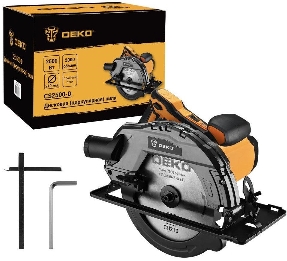 Дисковая (циркулярная) пила Deko CS2500-D 083-1102 - фото