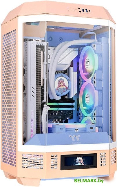 Корпус Thermaltake The Tower 300 Peach Fuzz CA-1Y4-00SKWN-00 - фото