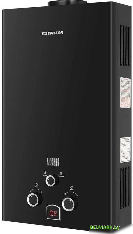 Газовая колонка Edisson E 20 D (Black) - фото