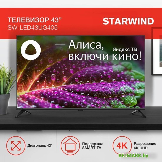 Телевизор StarWind SW-LED43UG405 - фото2