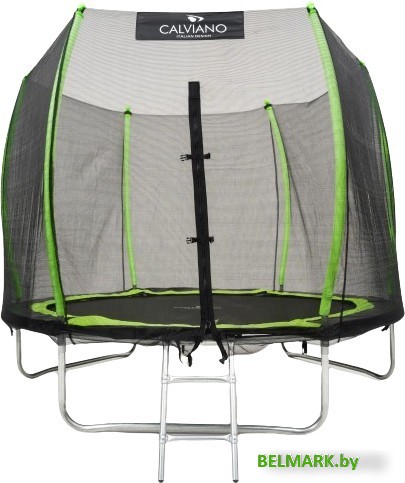 Батут Calviano Outside Master Green 312 см - 10ft (внешняя сетка, с лестницей) - фото