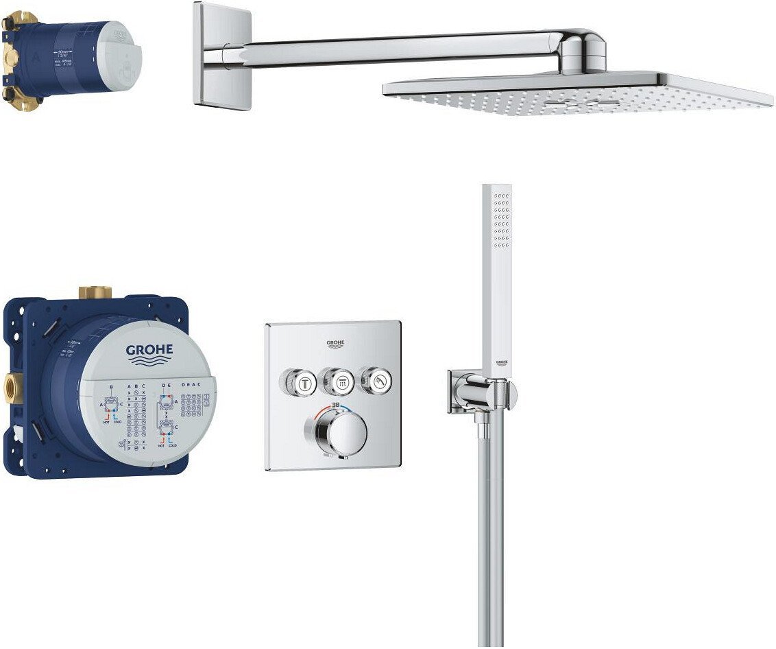 Душевая система Grohe Vitalio SmartActive 310 Cube 34875000 - фото
