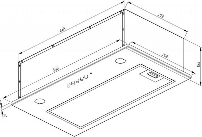 Кухонная вытяжка Akpo Micra 60 WK-7 (белый) - фото2