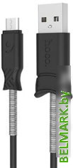 Кабель Hoco X24 microUSB (черный) - фото