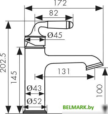 Смеситель Kaiser Vincent 31511-1 (бронза) - фото2
