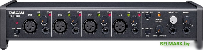 Аудиоинтерфейс TASCAM US-4x4HR - фото