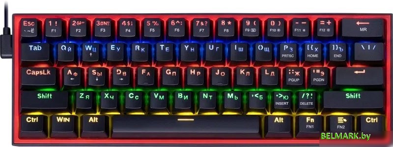 Клавиатура Redragon Fizz (Redragon Melt-Gold, черный/красный) - фото
