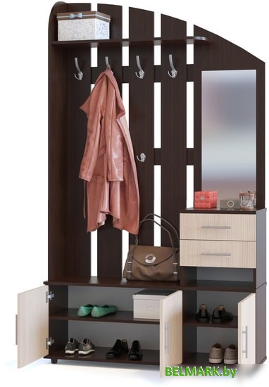 Стенка Сокол ВШ-2.2 (венге/беленый дуб) - фото2