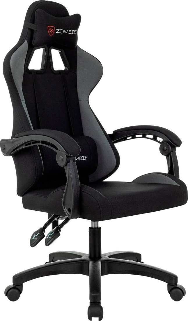Игровое (геймерское) кресло Zombie Void (черный/серый) - фото