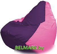 Кресло-мешок Flagman Груша Мега XXXL Г3.1-32 (фиолетовый/розовый) - фото