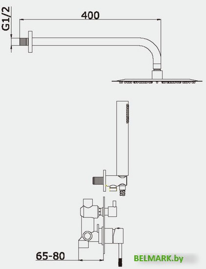 Душевая система Vieir V403563-C - фото2