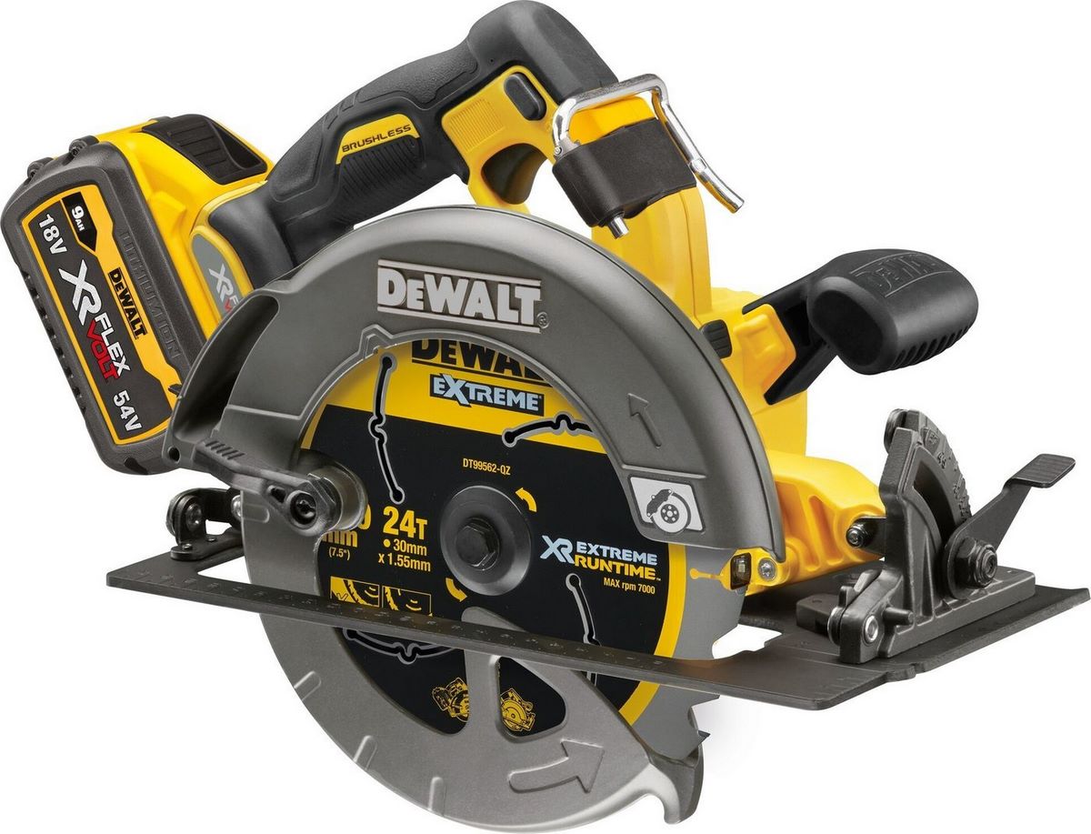 Дисковая (циркулярная) пила DeWalt DCS578X2 (с 2-мя АКБ, кейс) - фото2