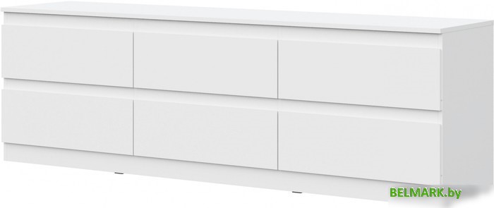 Комод НК-Мебель Stern ТВ-6Я 190 72677770 (белый) - фото